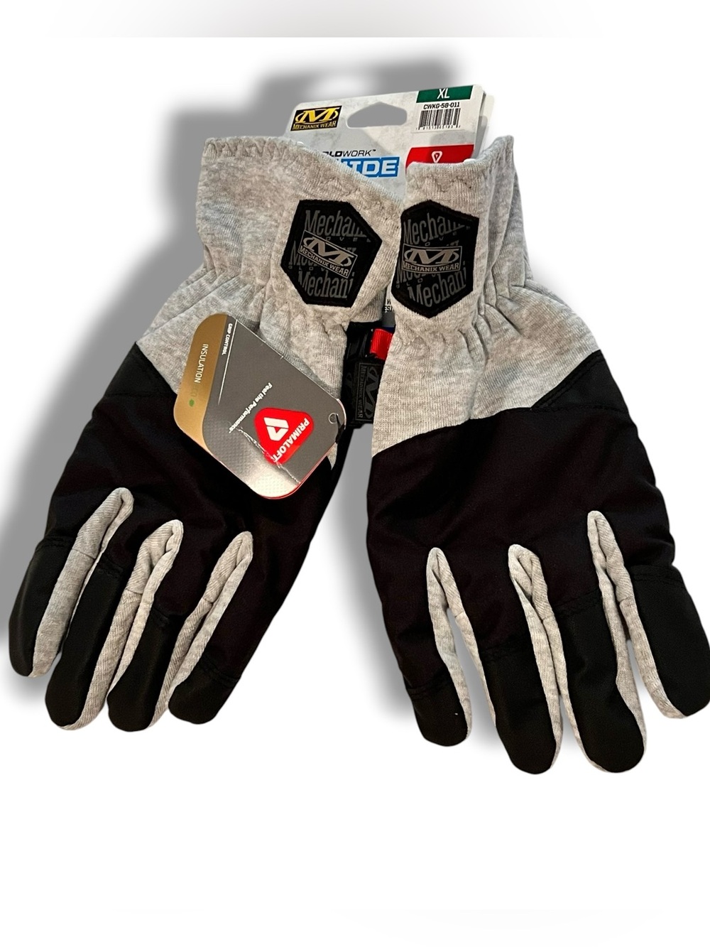 Mechanix Wear Coldwork Guide Glove with 40/60g Primaloft Insulation, Size XL